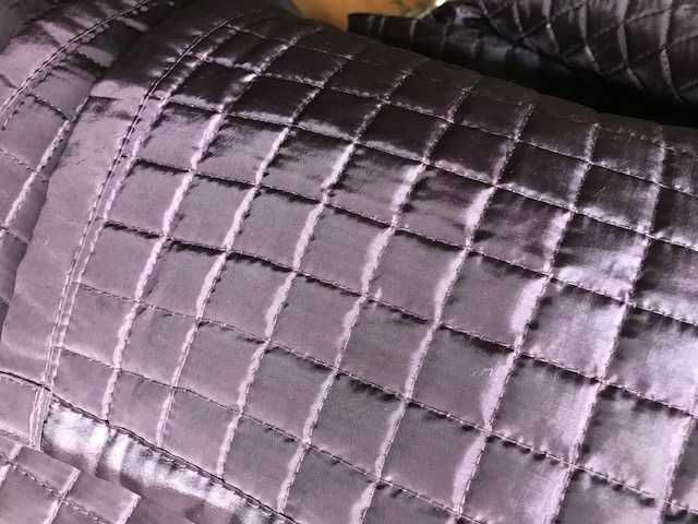 Kapa - narzuta śliwkowa nowa, 200x220