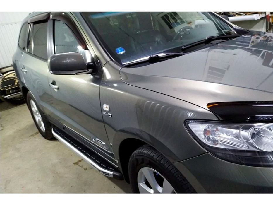 Hyundai SantaFe Боковые пороги Fullmond