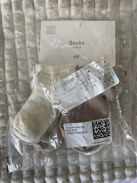 Meias curtas para bebe