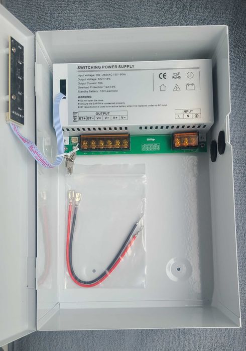Блок безперебійного живлення Kraft PSU-1210LED (12V 10A)