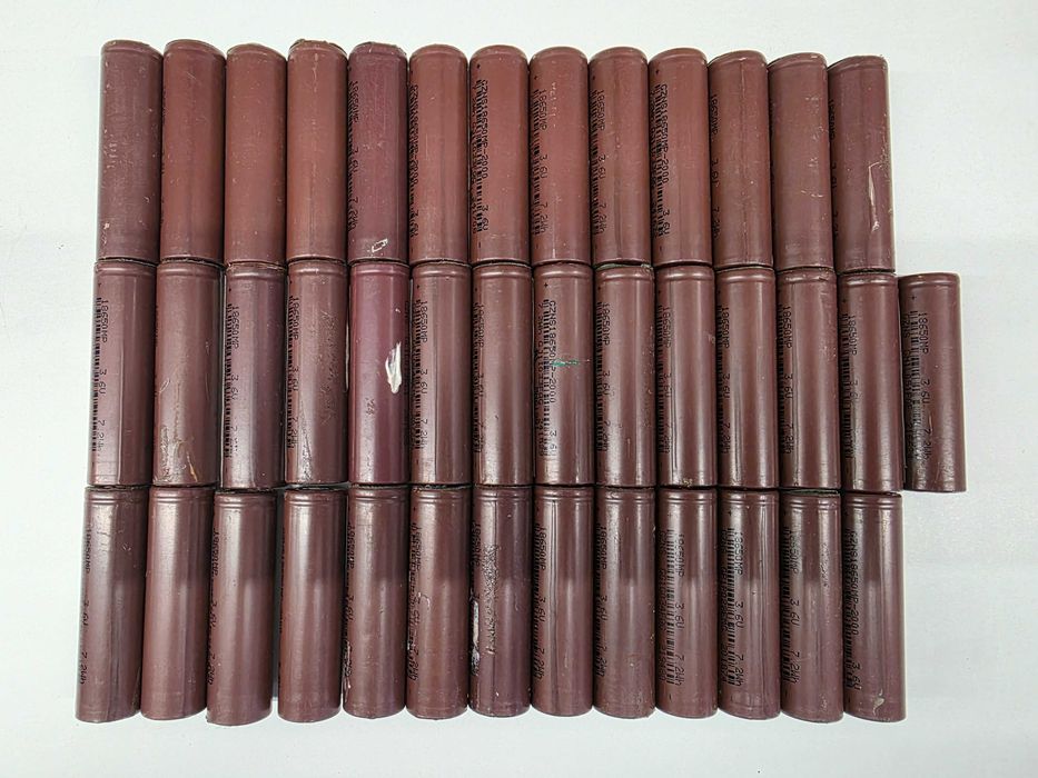 Pakiet 40 szt. testowanych ogniw 18650 CHY 1900 mAh Brzozowe