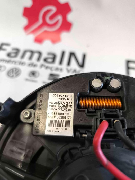 Motor da Chauffage / Sofagem VW GOLF VII 1.6 TDI 4motion (81 kW / 110 cv) [01.2013 - 03.2017] 5Q1819021B (OEM) | 5Q0907521E (OEM)
