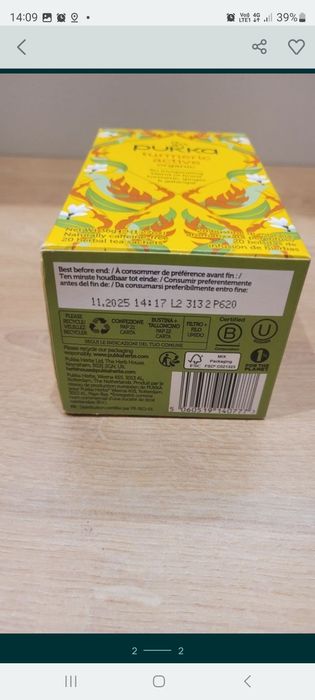 3 opakowania herbata ekologiczna Pukka + GRATIS jedno opakowanie