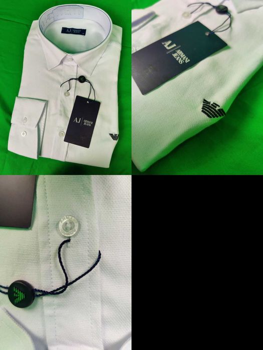 Koszule męskie M-3XL Slim Fit Karl Lagerfeld Armani Jeans Premium