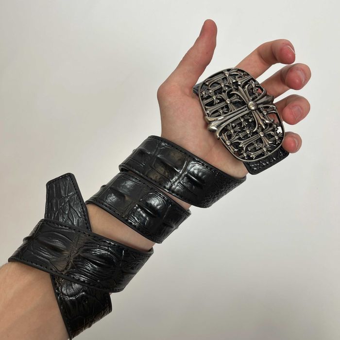 Belt Chrome Hearts | Ремень Хром Хартс c металической бляшкой