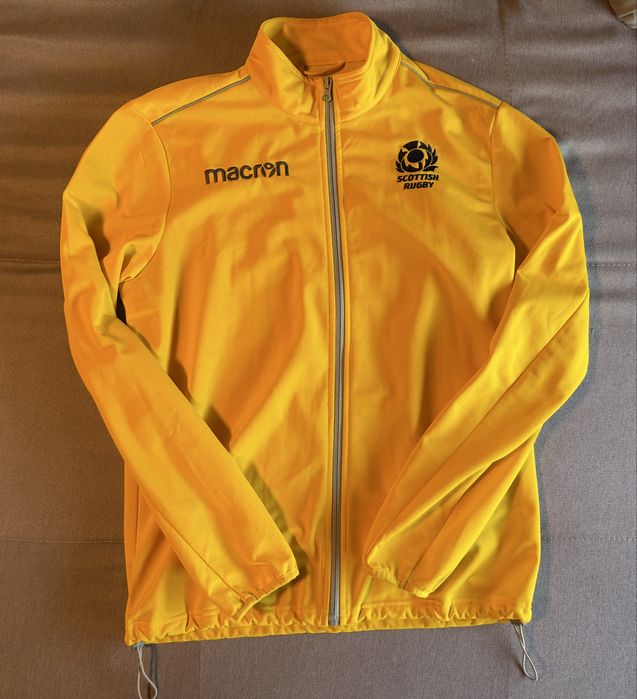 Macron Scottish Rugby kurtka treningowa żółta