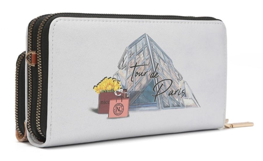 Tour de paris crossbody wallet, portfel, Nicole Lee nowy