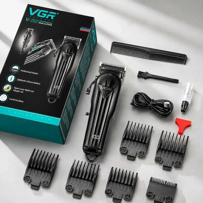 Машинка для стрижки VGR V‑282 акумуляторна