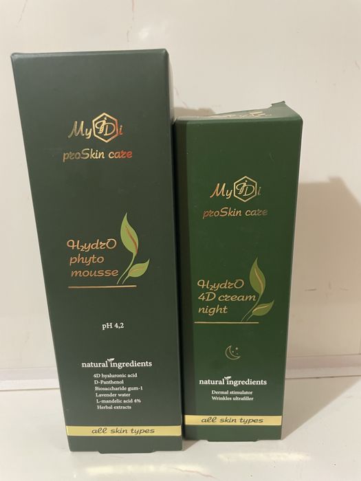 Пінка для вмивання і крем