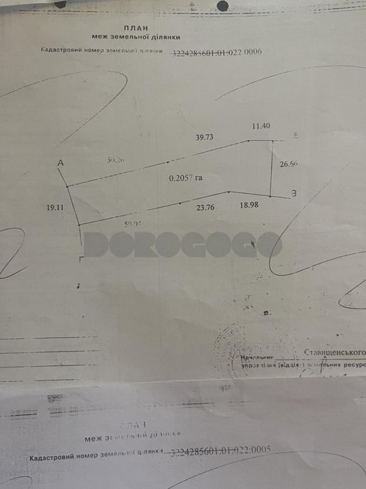 Продаж землі 45 соток +тарасова хата під інд.будівництво с-ще Розкішна