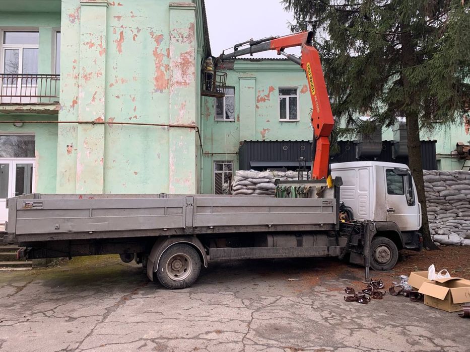 автовышка 14м на базе манипулятора подъёмник люлька миниэкскаватор