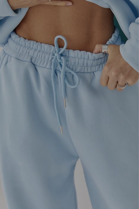 Костюм на флісі небесно голубий