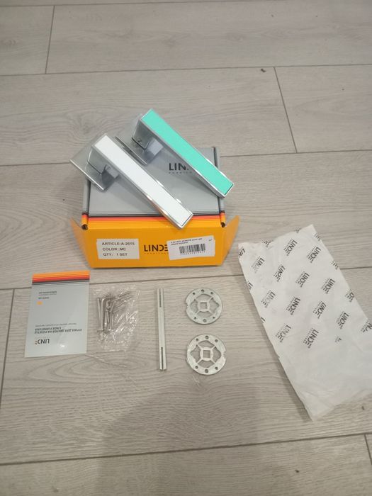 Дверні ручки  ХРОМ.