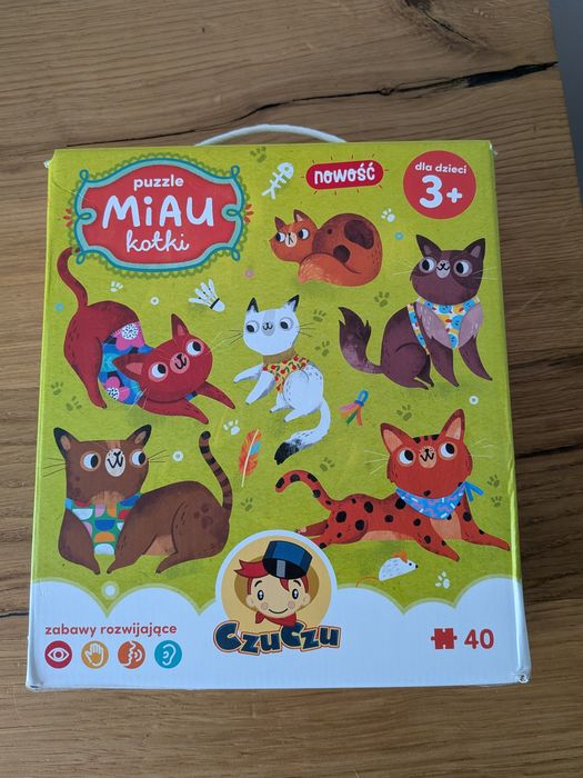 CzuCzu Puzzle 40 Miau Kotki