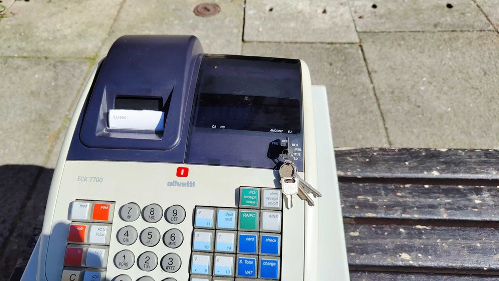 Caixa Registadora Eletrónica Olivetti ECR 7700