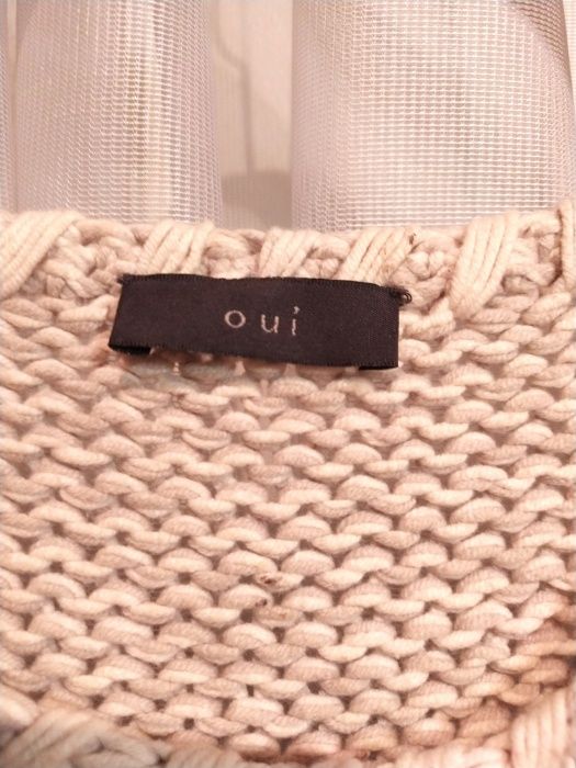 Джемпер (кофта,свитер,пуловер)женский коттон с вышивкой OUI