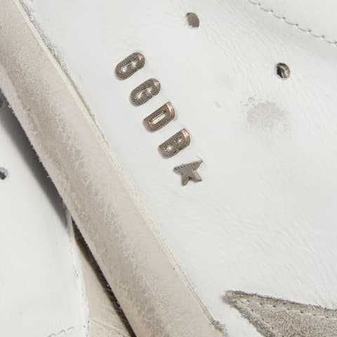 Кеди Golden Goose Superstar Sneakers White and Silver Leather