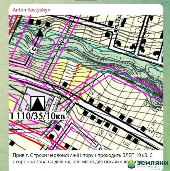 Продається ділянка 16 сот під будову Угринів (8)