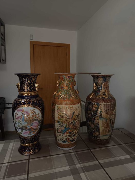 Conjunto 3 Potes de porcelana chinesa grandes