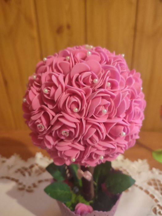 Dekoracyjne Drzewko z róż