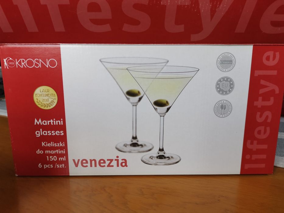 Kieliszki do martini 6 szt.