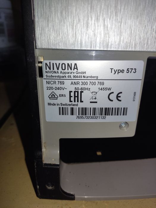 Melitta CI,Nivona Nicr 820,Nicr 769.