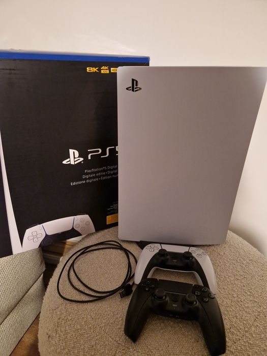 Sony PlayStation 5 Digital Edition 825 GB Wi-Fi Czarny, Biały+ssd sama