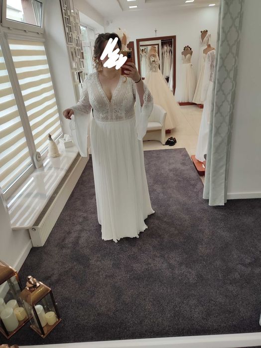 Suknia ślubna Chassmi 2023/Boho/plus size