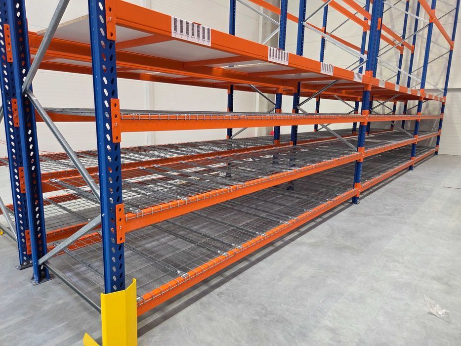 Regały magazynowe paletowe STOW, MGL, MECALUX, WDX