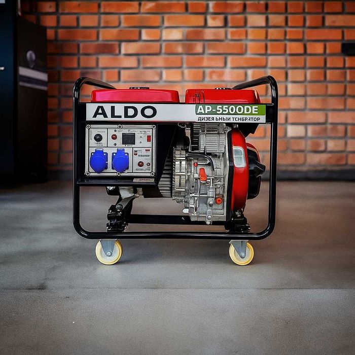Генератор дизельний ALDO AP-5500DE 6,5 - 7,0 кВт, електростартер, AVR