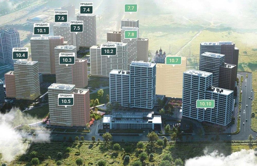 Продаж!!! 2-кімнатна квартира ЖК Варшавський 3 буд. 10.7