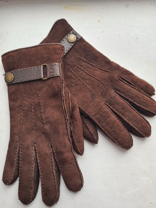 Замшеві теплі рукавички Ted baker