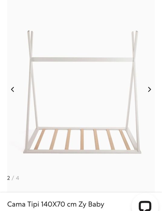 Cama zippy + colchão NOVOS