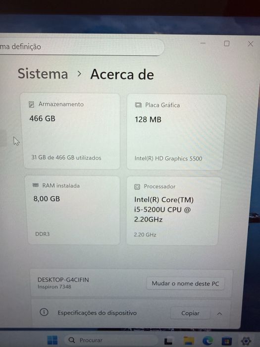 Portatil Dell core i5