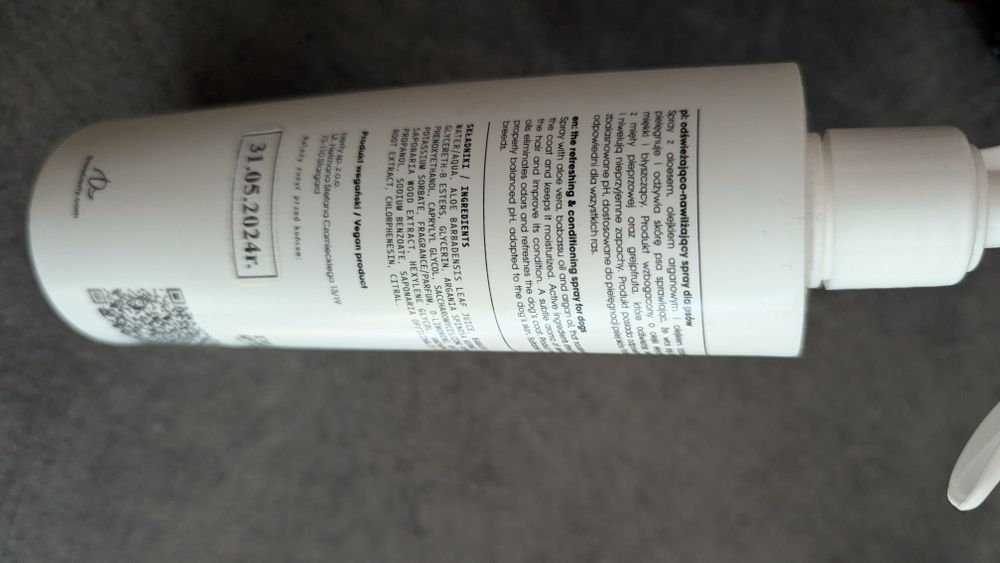 Berty – odświeżający i odżywiający spray dla psów