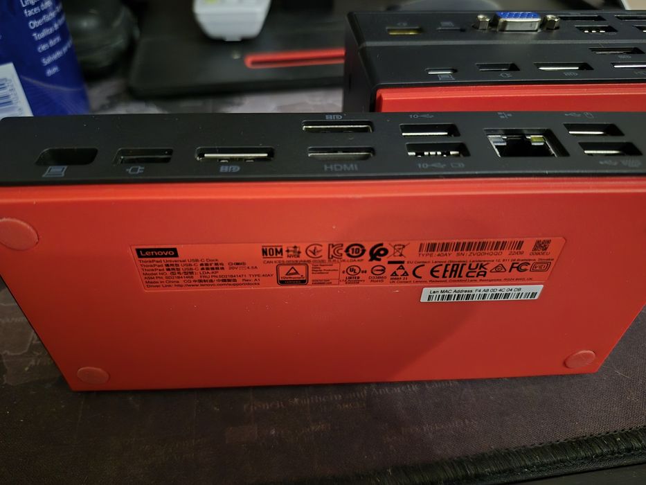 Універсальна док-станція Lenovo ThinkPad USB-C Ultra Dock (TYPE-40AF)