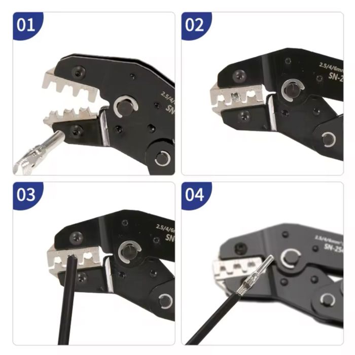 Клещи для солнечных панелей с матрицей SN-2546B