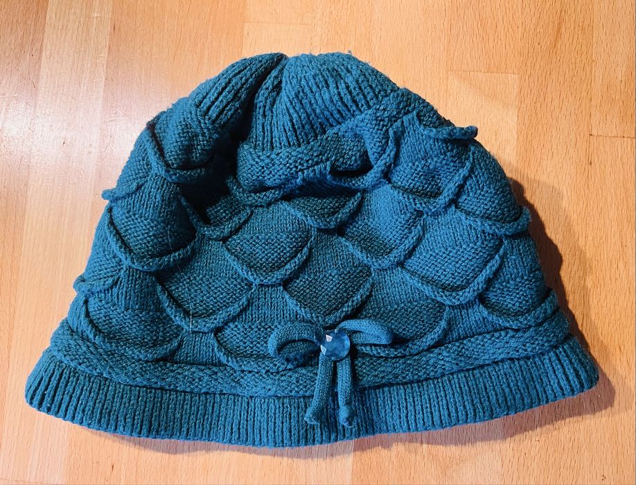 Kapelusz, czapka. Wełna i akryl.