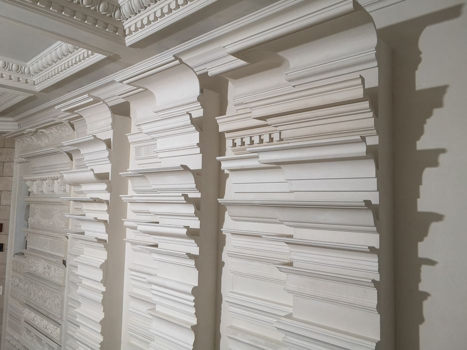 Ліпнина гіпсова ліпнина колони гіпс 3д панелі