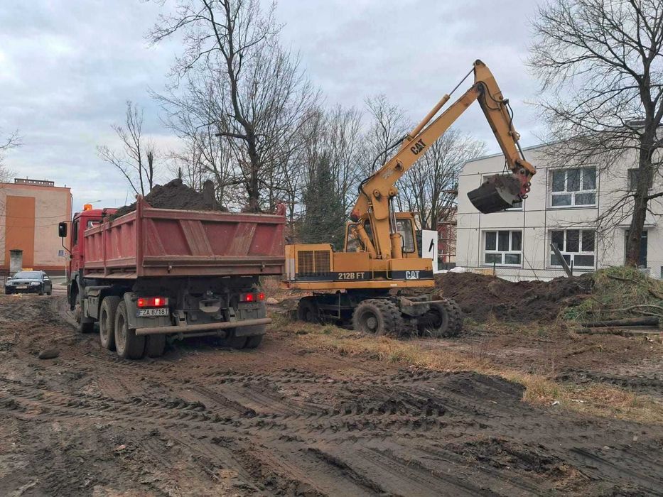 prace ziemne, wyburzenia i rozbiórki itp