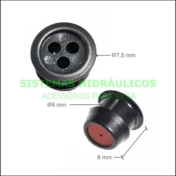 Gotejador autocompensante p/rega conta-gota