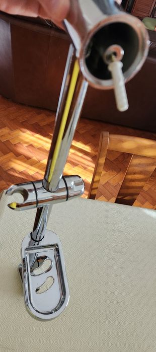 Suporte de duche cromado