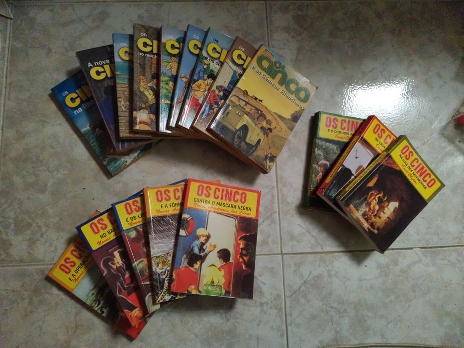 Colecção de Literatura Juvenil Classica - Uma Aventura, Os Cinco e Aventura