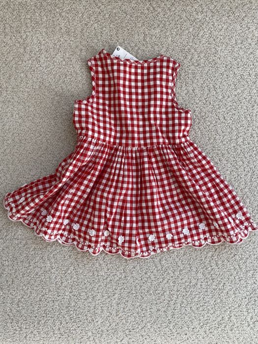 Мила сукня в клітинку Next 74-80 розмір