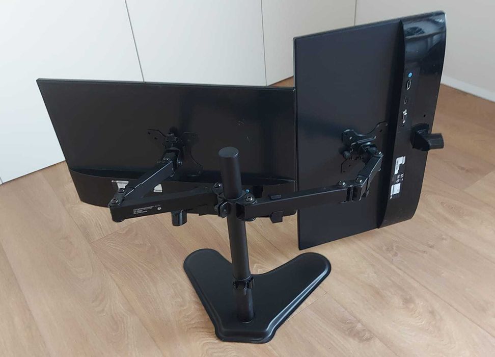 Monitor Duplo 24'' FullHD LG 24MP59G-P IPS com suport Ewent EW1536