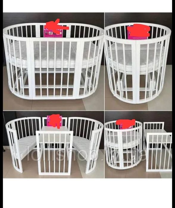 Дитяче ліжко трансформер 4 в 1