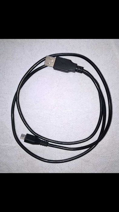 Кабель USB — Micro-USB (чорний, 1 метр)