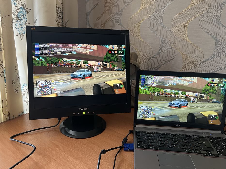 Рабочий монитор VGA viewsonic