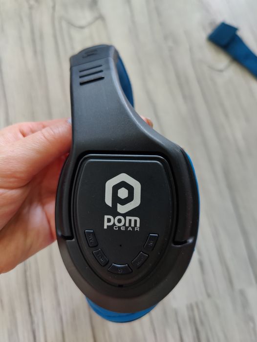 Słuchawki Peace of mind Pom Gear niebiesko czarne