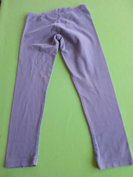 Legginsy - dla dziewczynki - szare z Elsą - roz. 110/116 -